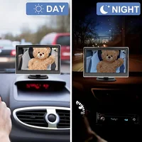 Новая автомобильная радионяня 1080P, 5-дюймовый большой экран высокой четкости IPS, 3 способа установки, регулируемая линза — изображение 4