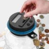 Digital LCD Counting Electronic Counting Piggy Bank For USD Money Coin Saving Box Jar Large Capacity With Lock Intelligent 2