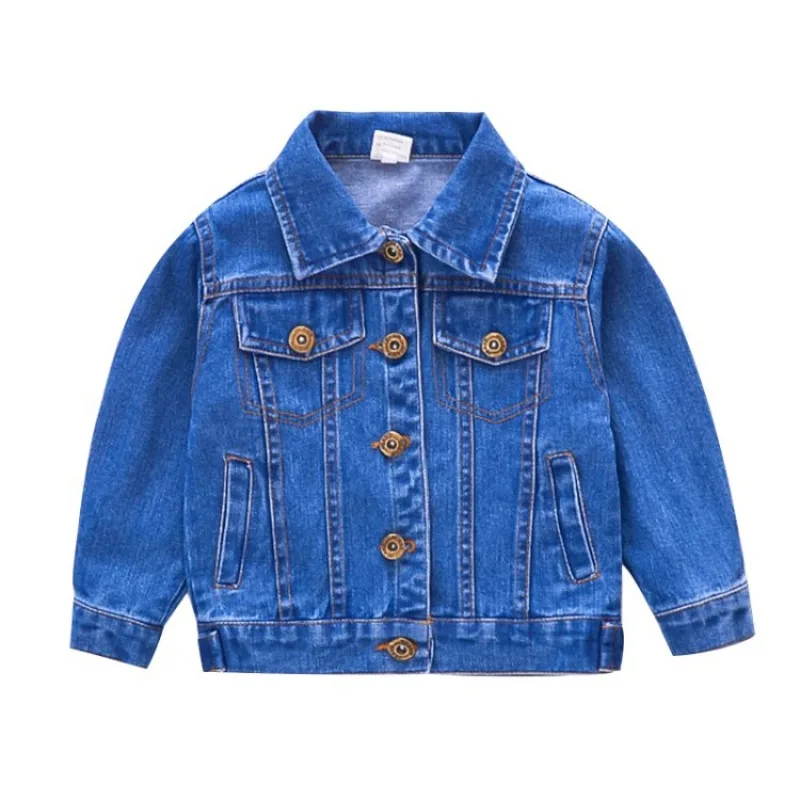 Girls Boys Denim Jacket Korean Style Loose Kids Spring and Autumn Clothing 2024 New Children Jacket Baby Top Fashion Clothing 2