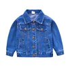 Girls Boys Denim Jacket Korean Style Loose Kids Spring and Autumn Clothing 2024 New Children Jacket Baby Top Fashion Clothing 2