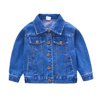 Girls Boys Denim Jacket Korean Style Loose Kids Spring and Autumn Clothing 2024 New Children Jacket Baby Top Fashion Clothing 2