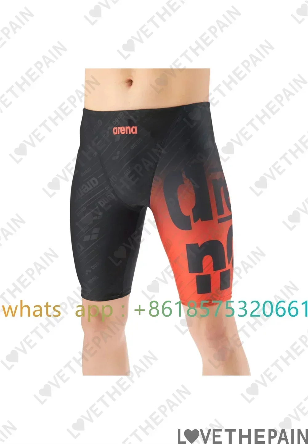 2024 Men Swimwear Shorts Training Swim Trunks Summer Beach Tight Quick Dry Swimming Jammer Running Sports Surfing Swimsuit Pants 2