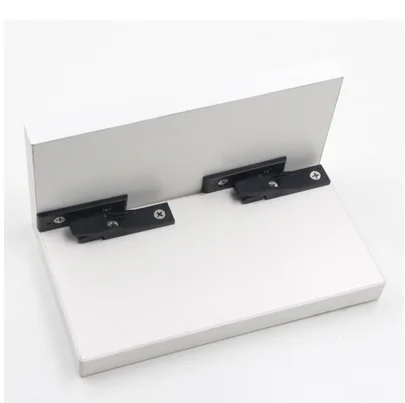 100Pcs/Lot Black Plastic Quick Fitting Furniture Panel Joint Bracket Push-On Clip Corner wall panel hanging clip