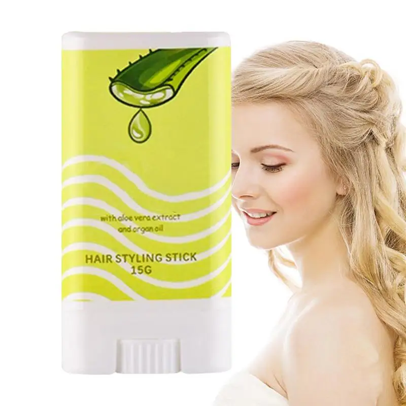 Wax Stick For Hair Hair Styling Wax Stick Slick Non-greasy Portable Natural For Flyaways Edge Frizz