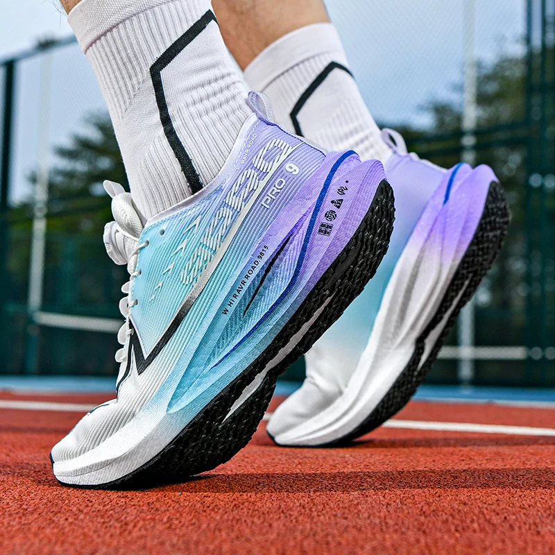Casual Running Shoes Men Marathon Sports Carbon Board Breathable Lightweight Women's Comfortable Athletic Nonskid Sneakers 2026 6