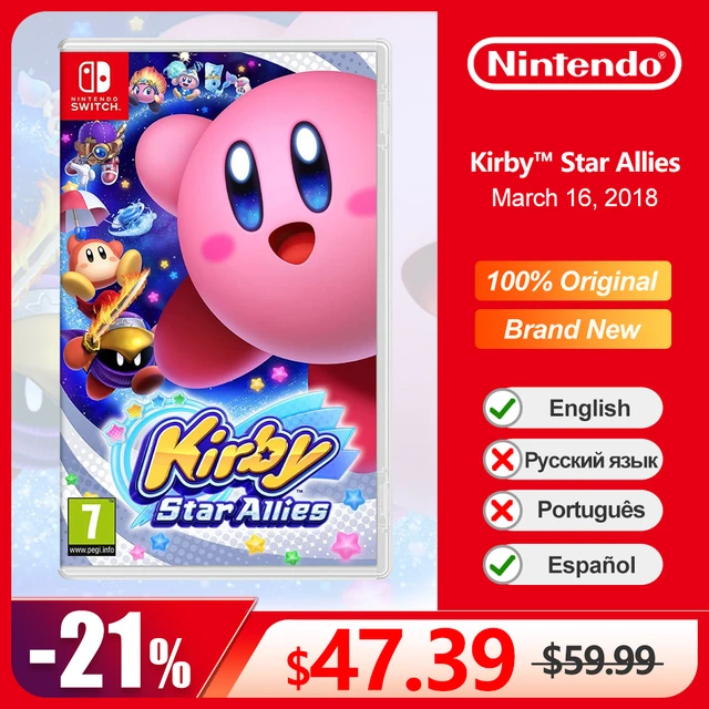 Nintendo Switch Games Kirby Star Allies  Nintendo Switch New Kirby Game -  Deluxe - Aliexpress