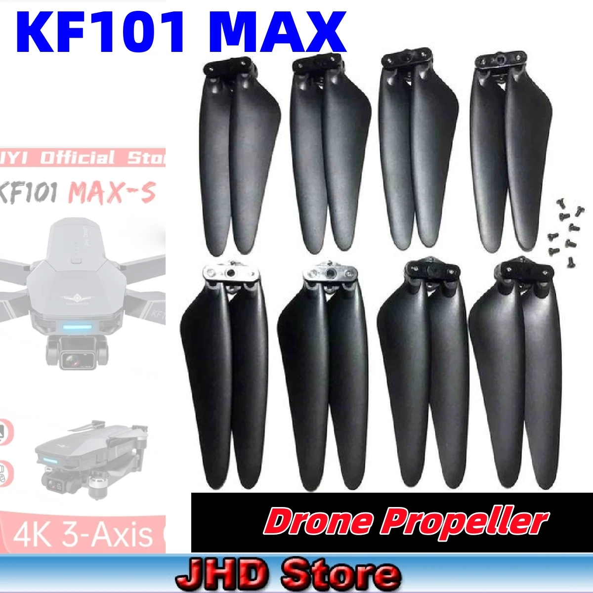 JHD  KF101 Max 드론 프로펠러, 4K 전문 KF101 드론 교체 블레이드, 도매, 무료 배송