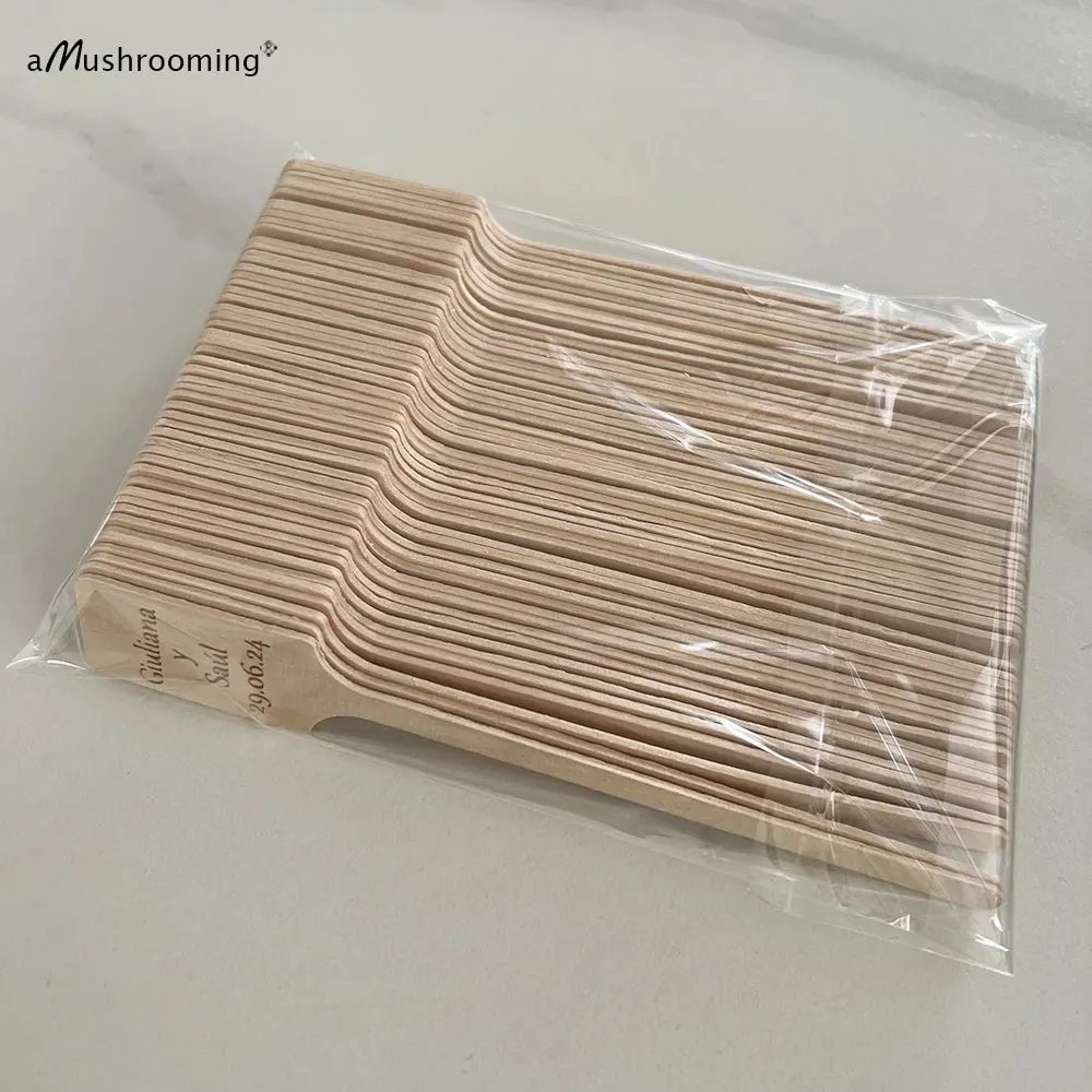 100pcs Engraved Wooden Stir Sticks Personalized Drinking Stirrers with Names Date for Wedding Party Gift Decor