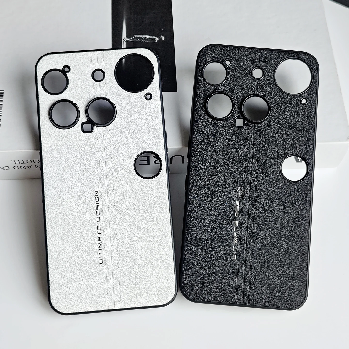 Luxury PU Leather Skin-Friendly Protective Back Cover Case