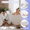 100-24Pairs Disposable Slippers Hotel Slippers Wedding Slippers Guests Party Home Shoes Portable Folding Non-slip Spa Slippers 3