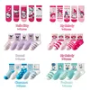 5 Pairs Hello Kitty Kids Socks Kawaii New Summer Cartoon 1-12 Years Old Children Mid-calf Cotton Sock for Girls and Boys Gifts 1