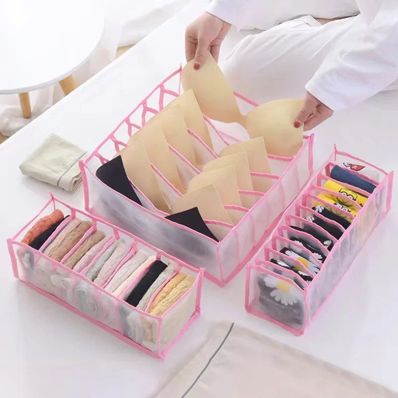 Bra Underwear Organizer Boxes For Clothes Pants T-Shirt Socks Clothing Organizers Closet Cabinet clothes organizer storage box underwear storage organizer underwear storage box drawer organizer