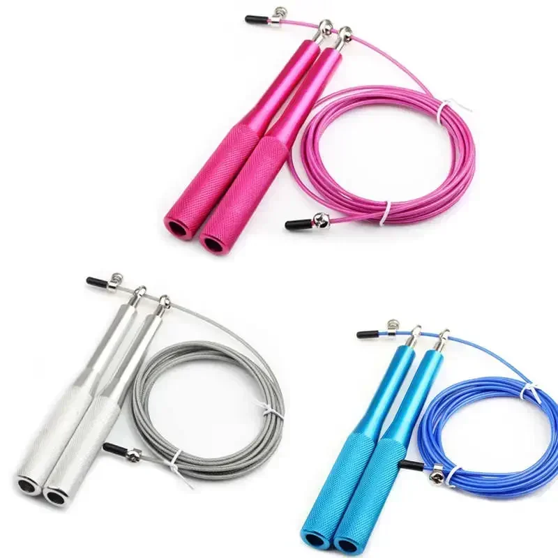 

Men Bearing Rope Speed Jump Equipment Rope Fitness Adjustable Crossfit Kids Wire Women Training Skipping Gym Steel Workout