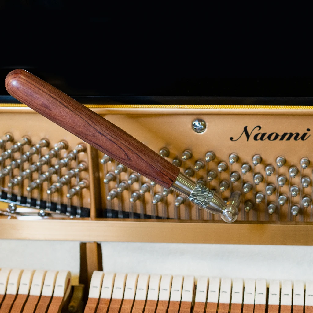 

LOOK Piano Tuning Wrench Maple/Rosewood/Sandalwood Handle Square Shape Tip Stainless Steel Hammer Star-shaped Tip Spanner Tool