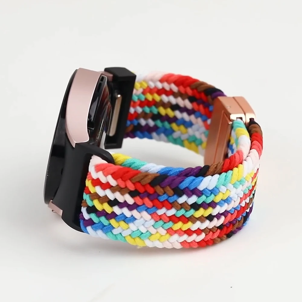 No Gaps Braided Band For Samsung Galaxy Watch 7 6 5 4 44mm 40mm/5 pro magnetic bracelet Galaxy watch6 watch4 classic 47 43 strap 6