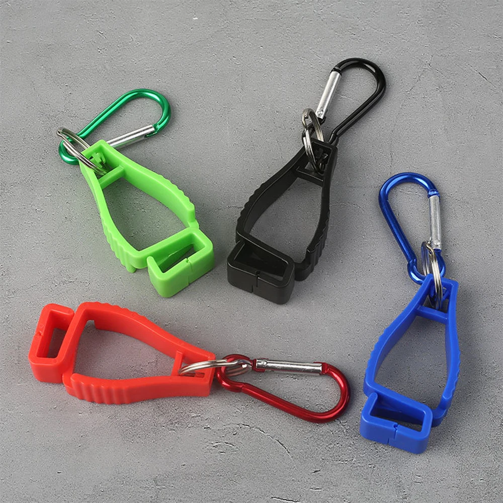 Glove Clips For Work Glove Holders Glove Belt Clip With Metal Hook Portable Work Gloves Grabber Holder Clip With Plastic Hook 2