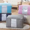 90L Large Storage Bags,Bins Foldable Closet Organizer Storage Containers with Durable Handles Thick Fabric for Clothing, Blanket 5