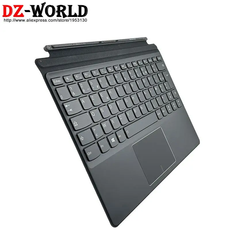 US UK English KR FR HB IL IT Portable Mini Base Folio Backlit Keyboard for Lenovo Miix 720 -12IKB Tablet 5N20M42679 5N20L76633