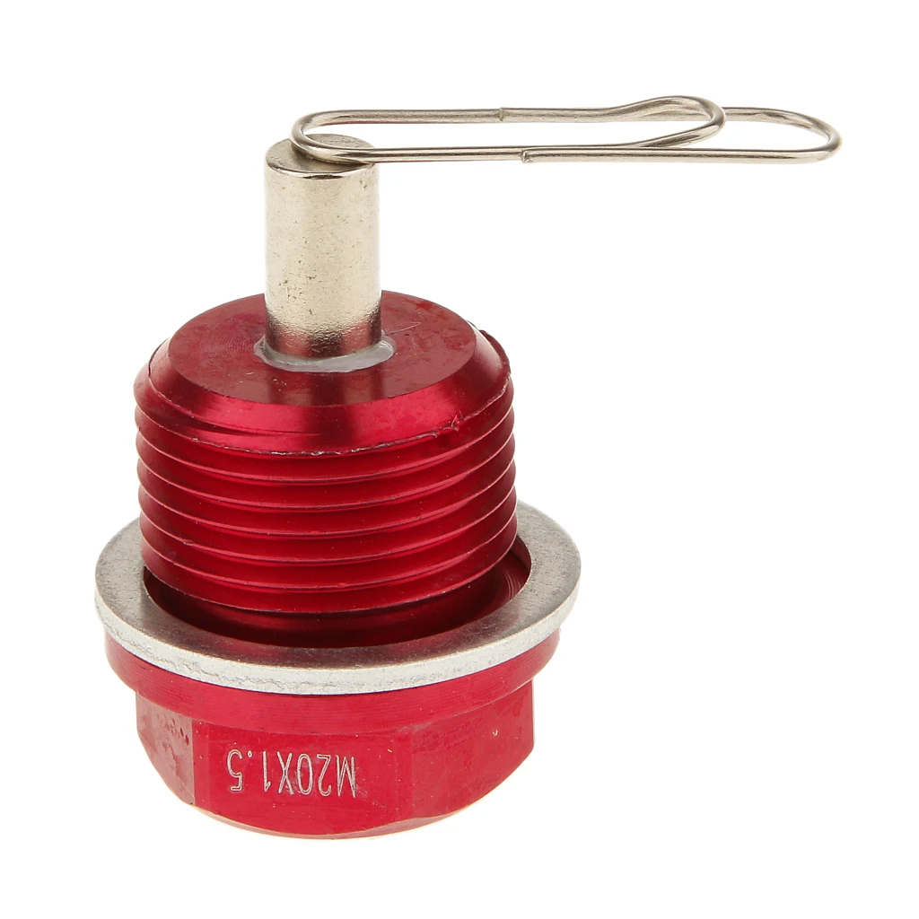 M12X1.25 M14X1.5 M16 M20x1.5 Anodized Magnetic Engine Oil Pan Drain Bolt Plug