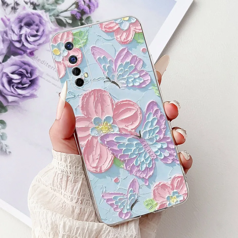 Cute Cat Luxury Painted Soft Silicone Phone Case Cover