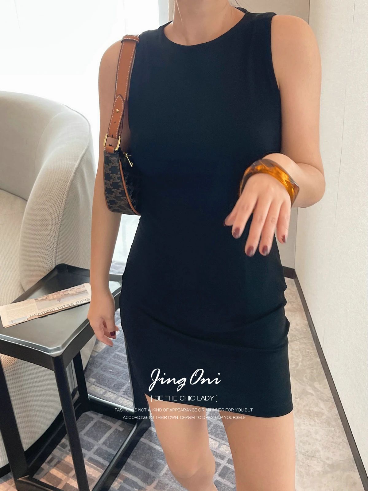 

Black Sleeveless Evening Tight Dress Y2K Women Clothing 2024 Summer Fashion Korean Style New Elegant Vintage Sexy Party Luxury