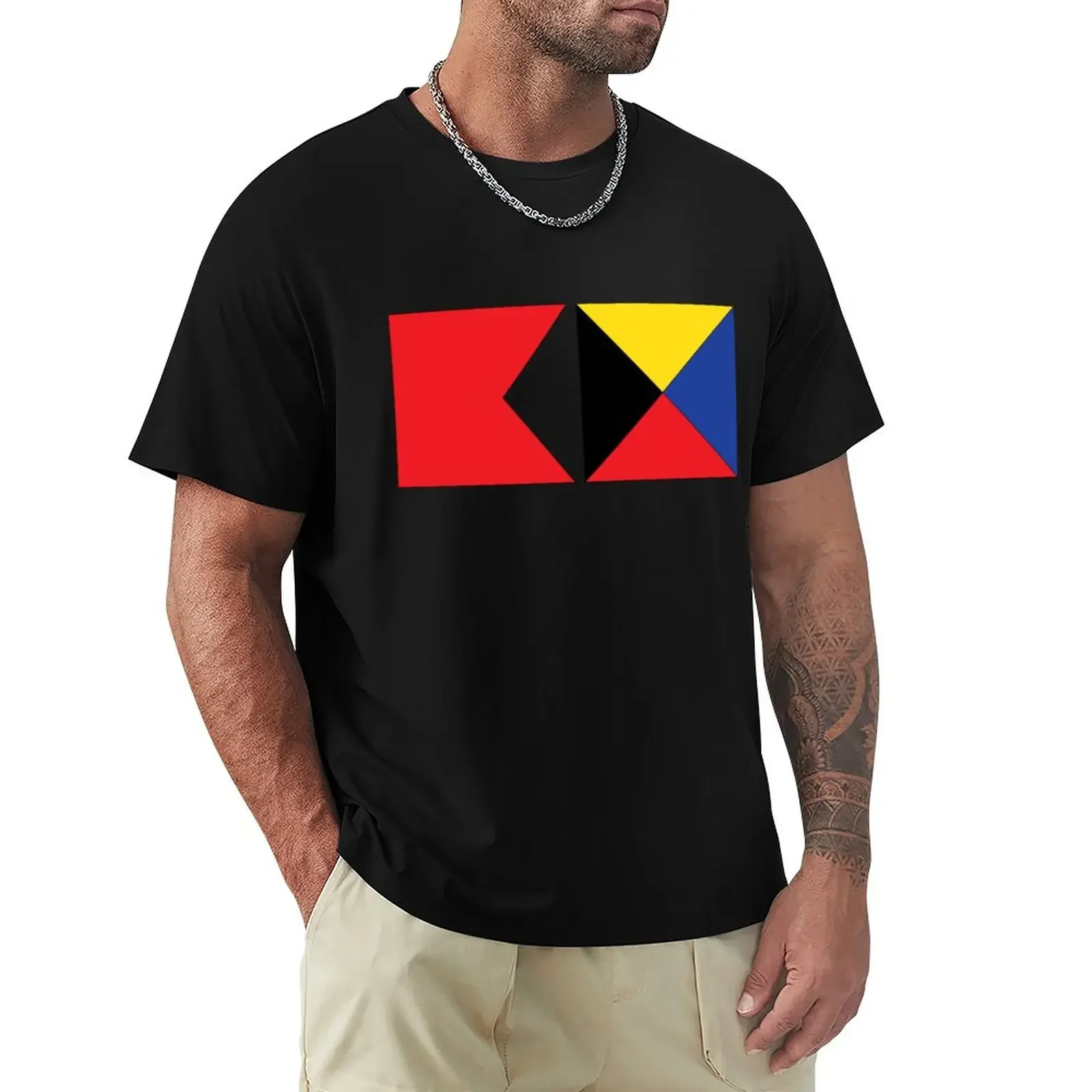 

BRAVO ZULU SIGNAL FLAGS T-Shirt blanks shirts graphic tees summer clothes t shirts for men