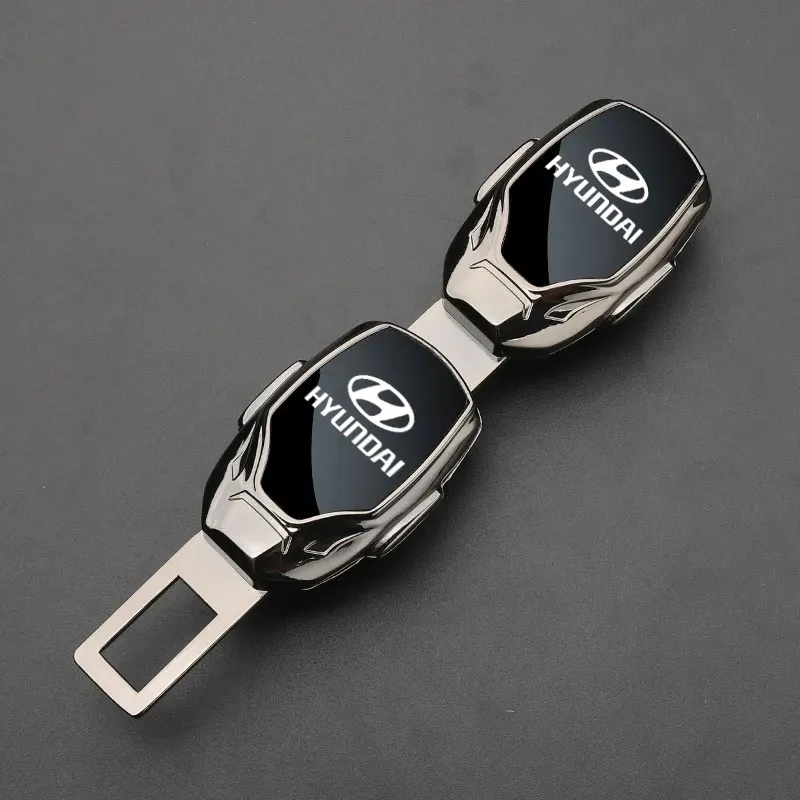 Car Seat Belt Clip Buckle One Button To Release Insert Socket Extender For Hyundai Accent Azera Elantra ioniq Tucson Accessories