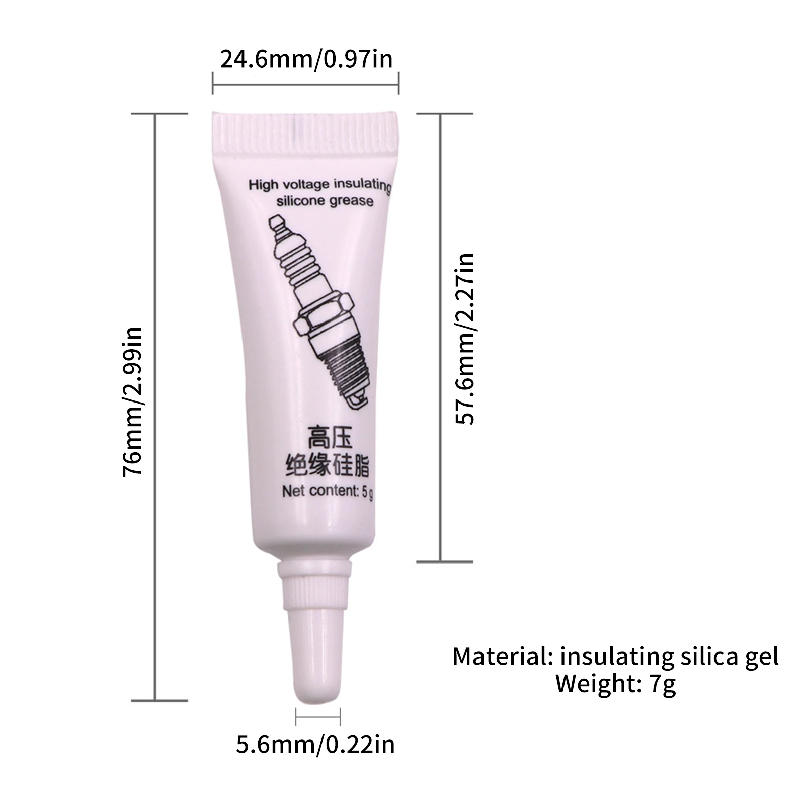 Automobile Spark Plug High Voltage Insulating Grease silicone grease lubricant silicone grease grease lubricant Ignition Coil Silicone Grease High And Low Temperature Corrosion Resistance