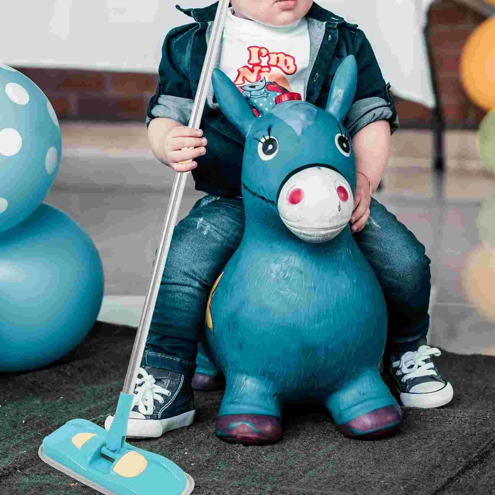 Mini Mop Kids Toys Mops Floor Cleaning Set Fiber Child Pretend Play Educational Plaything 6