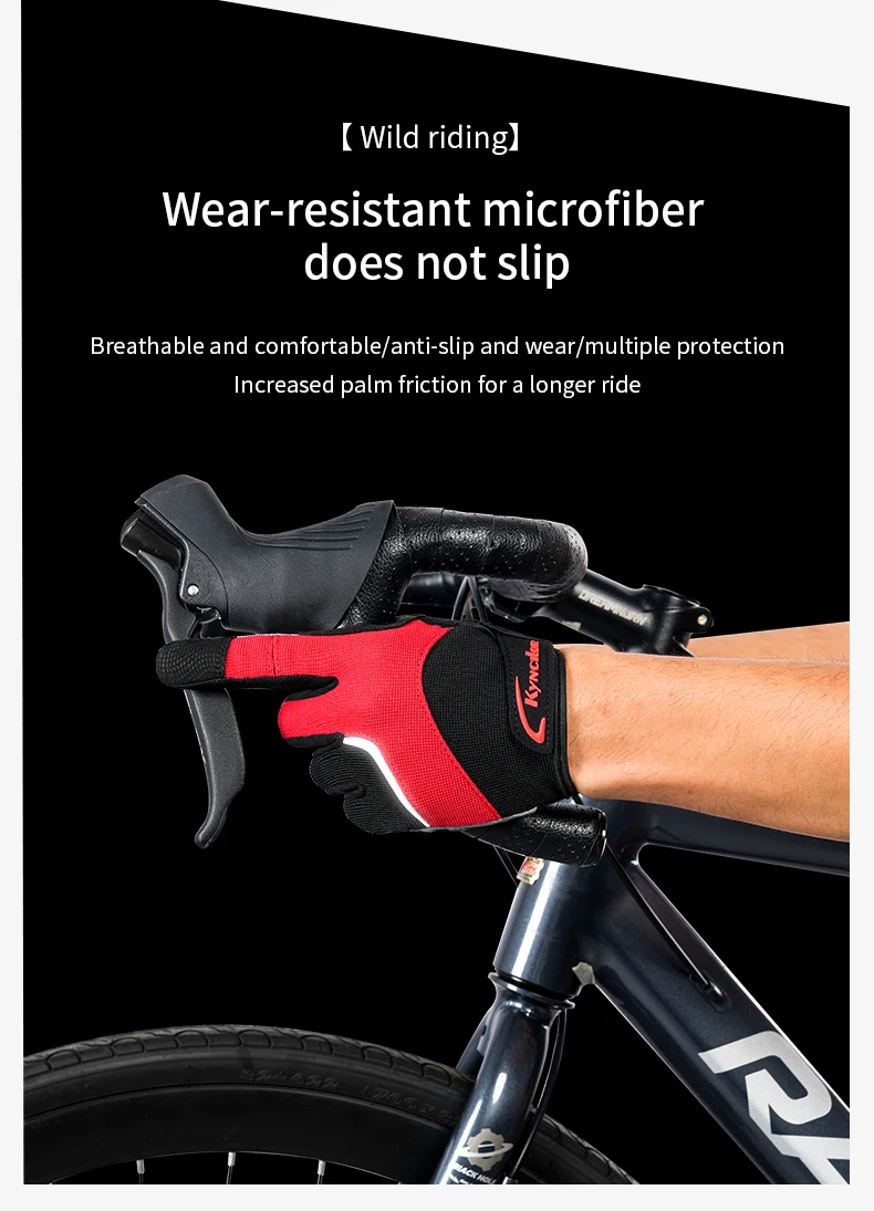 Professional Outdoor Antislip Wear-Resistant Sweat Absorbing And Breathable Gloves For Cycling Fitness And Mountaineering Sports 4