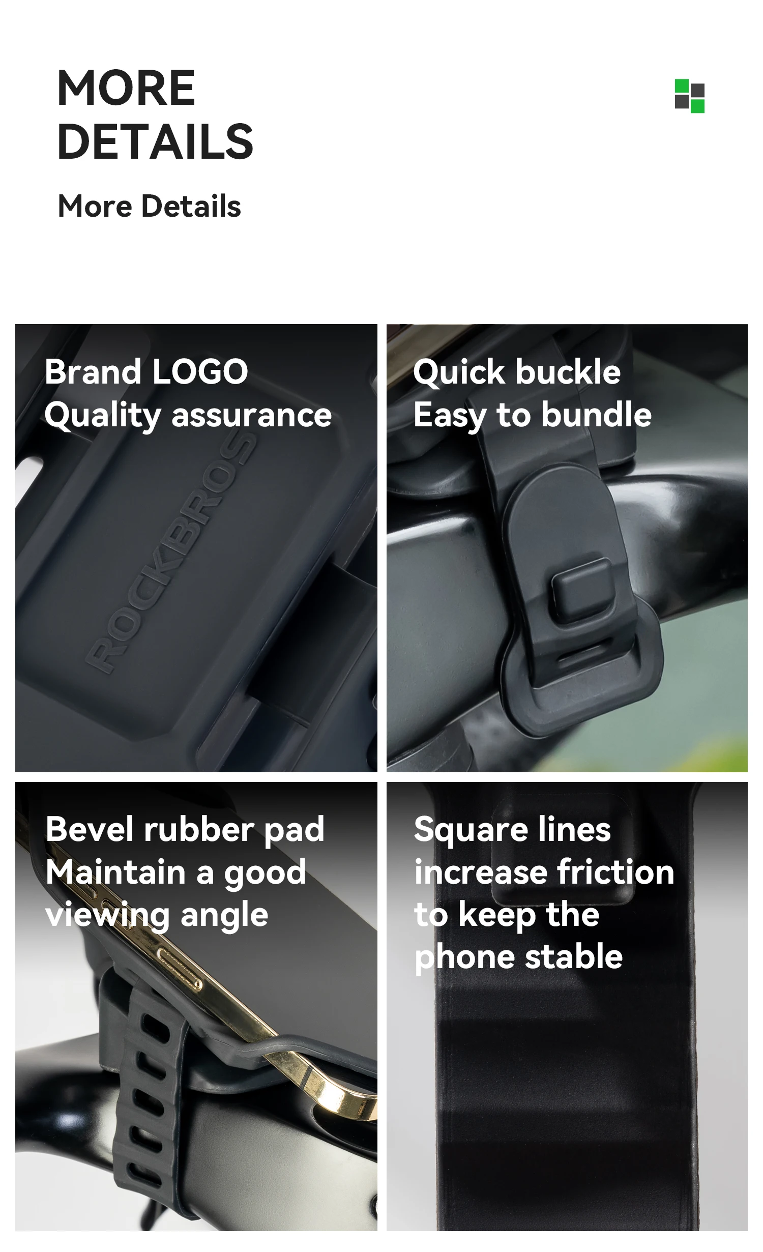 easy install bike phone holder