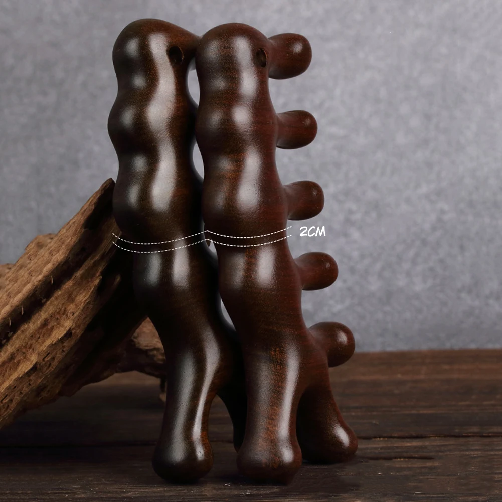 Wide Toothed Sandalwoods Comb Multi-Functional Meridians Massage Comb Hair Washing Comb Shower Brush Hair Styling Accessories