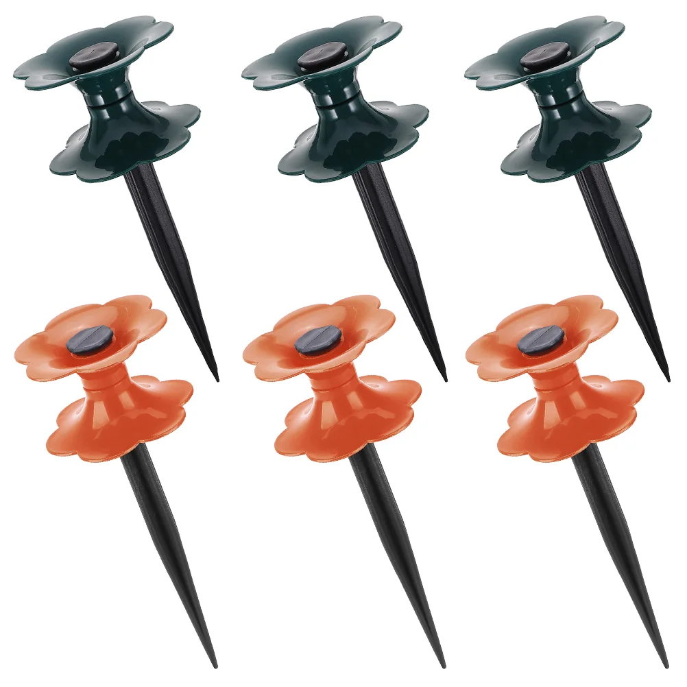 

6Pcs Garden Hose Guide Spike Outdoor Water Hoses Guide Stake Small Hose Guide Spike