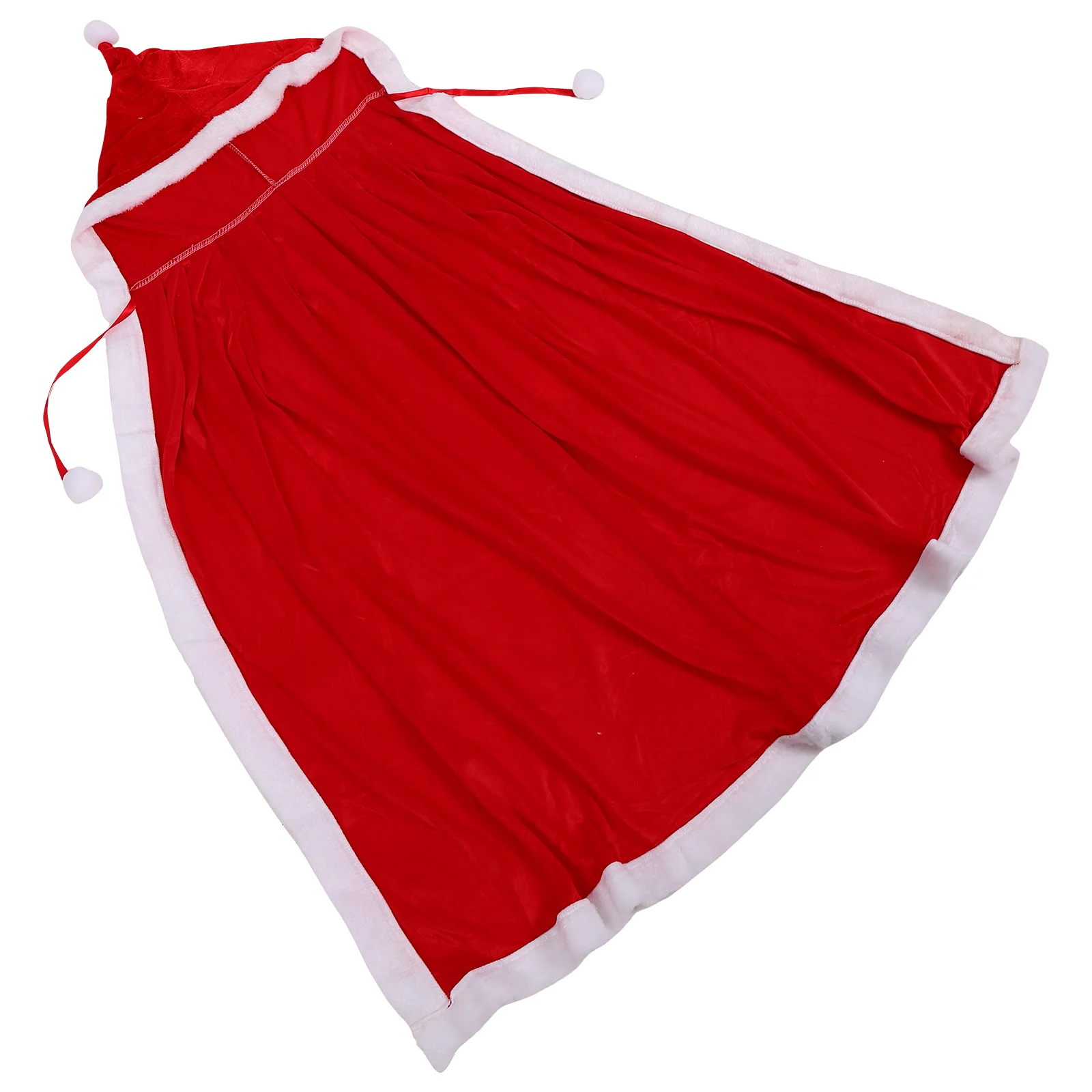 

Christmas Halloween Costumes Cloak Mrs Claus Cloak Mrs Santa Robe Cape Velvet Hooded Cosplay Party Cloak Wizard Robe Kids Xmas