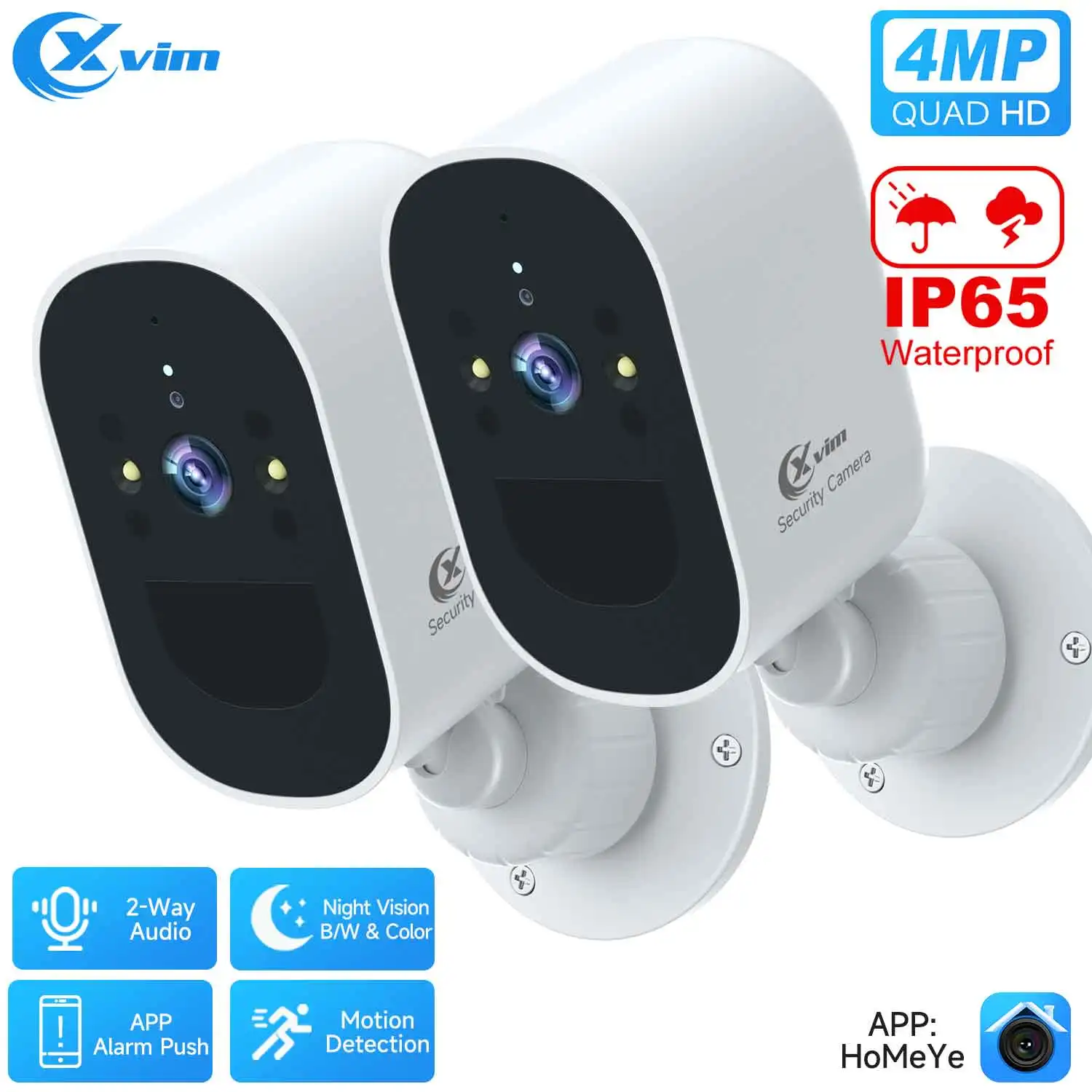 XVIM-4MP-Security-Camera-IR-Night-Vision-Human-Motion-Detection-Alarm ...