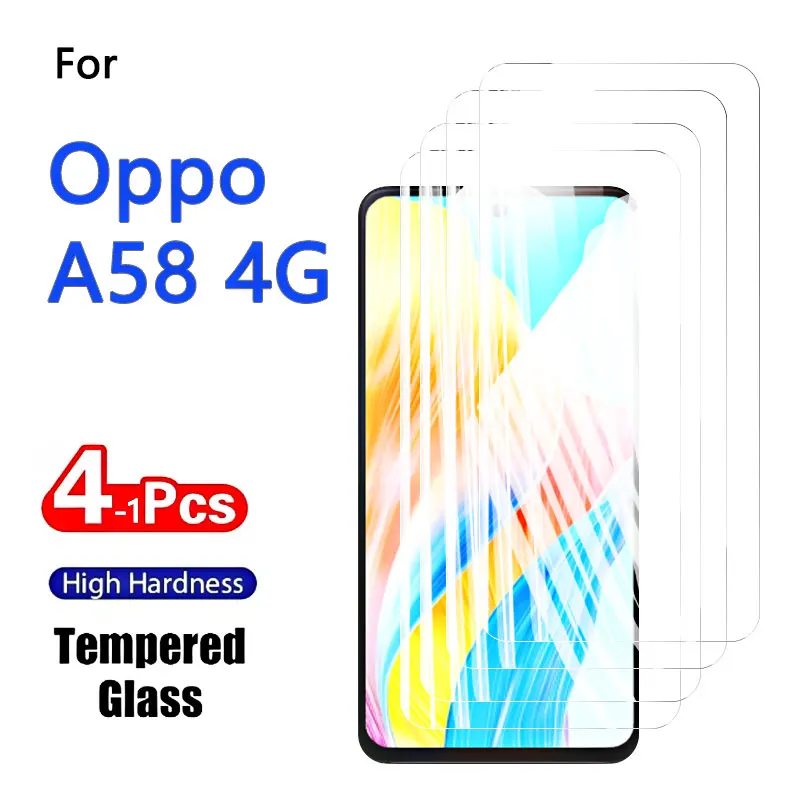 Premium 4-Pack Tempered Glass Screen Protectors - Crystal Clear, 9H Hardness, Anti-Scratch, Case Friendly, 6.72
