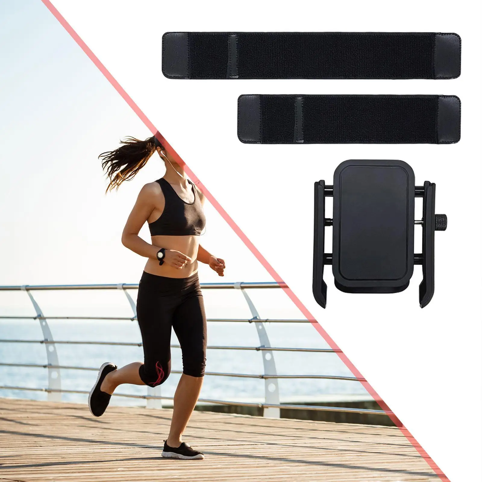 Wristband Phone Holder for Running Universal Stable Sports Armband Forearm Armband for Fishing Workout Hiking Walking Cycling 4