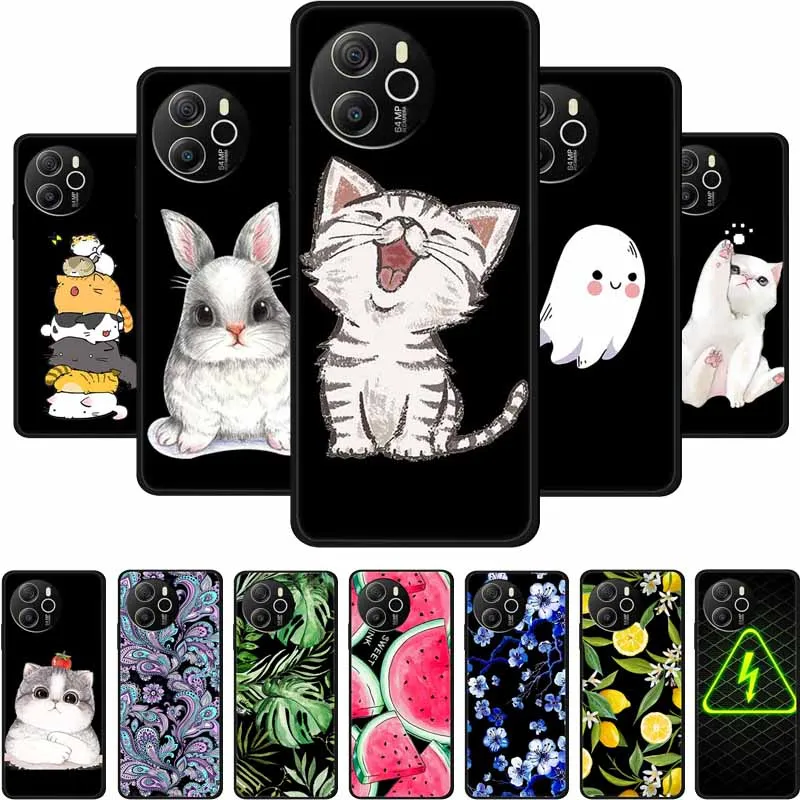 Enhanced Product Title:  
Premium Black Silicone Soft Back Cover Case - Sleek and Durable Phone Shell/Coque, 6.78