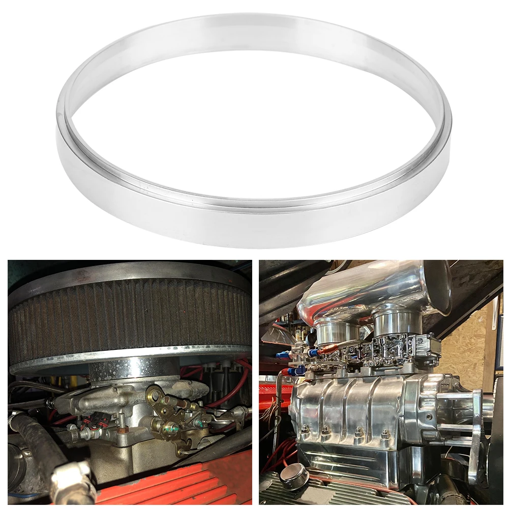 Aluminum Air Cleaner Spacer Replacement Accessories for Carbs with 5 1/8in Opening Air Filter Spacer Aluminum Cleaner