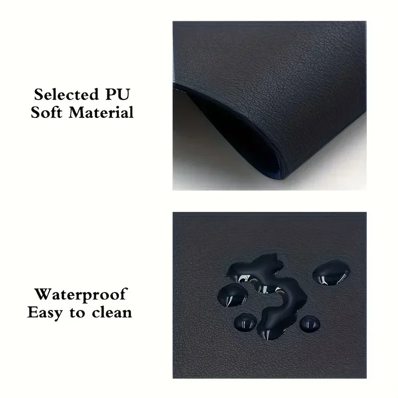 Oval Mini Mouse Pad with Non-Slip Rubber Base Waterproof Compact Mouse Mat for Laptop Computer Wireless Keyboard Tray