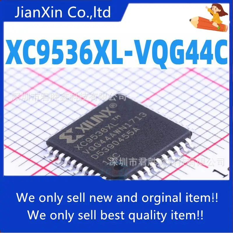 

5 шт. 100% оригинальный новый XC9536XL XC9536XL-10VQG44C TQFP44