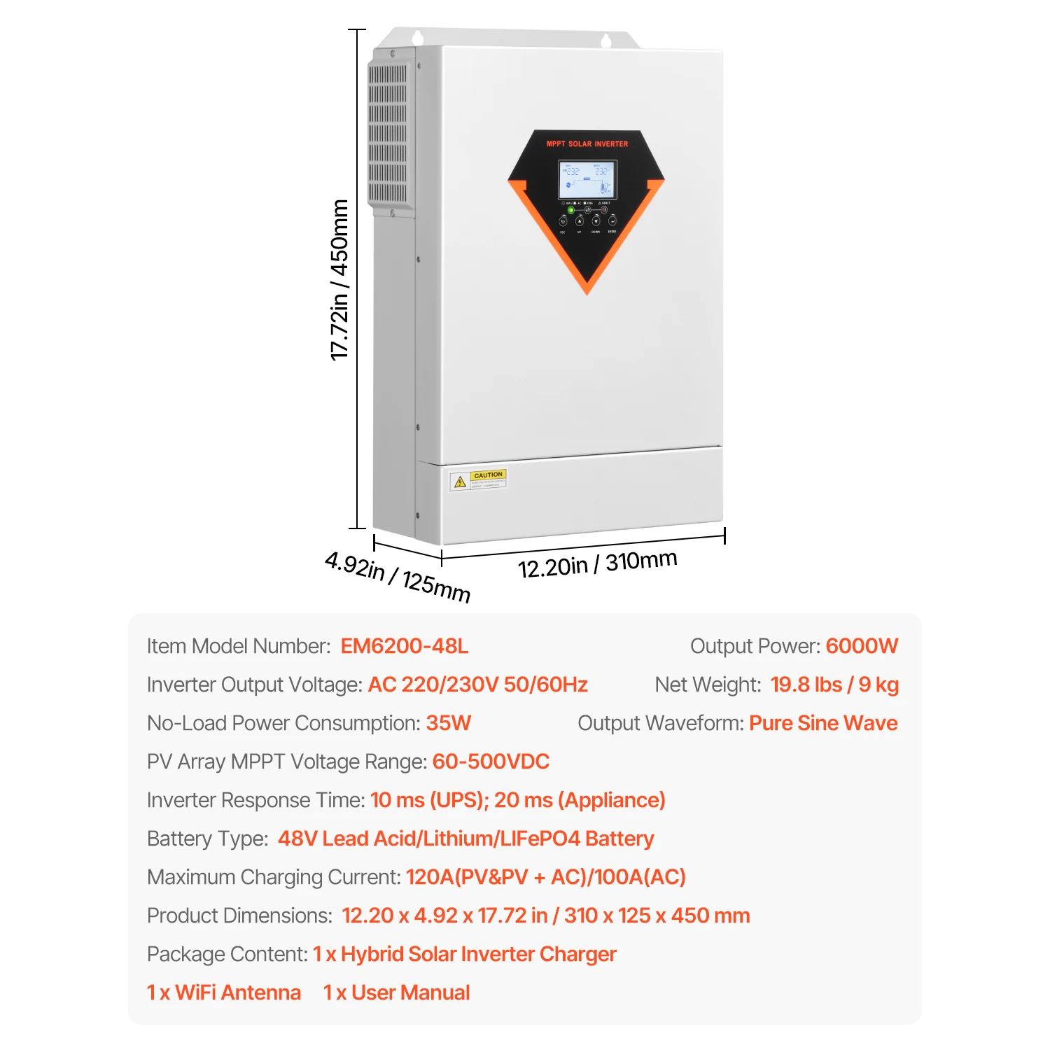 6000W