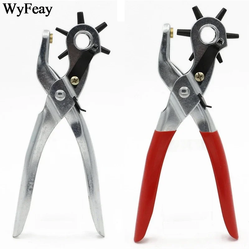 Leather Craft Tools Leather Hole Puncher Eyelet Puncher Sewing Machine Setter Tool for Watchband Strap Household Paper DIY