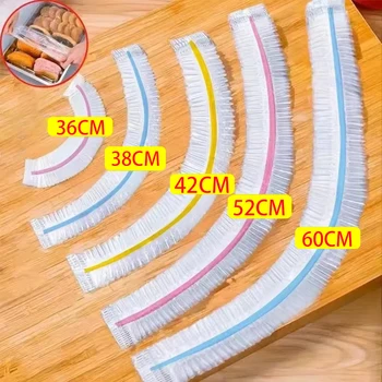 Disposable Food Cover Food Grade Home Fruit Vegetable Saran Wrap Storage Bag Elastic Plastic Wrap Shower Cap Fresh Keeping Bag 1