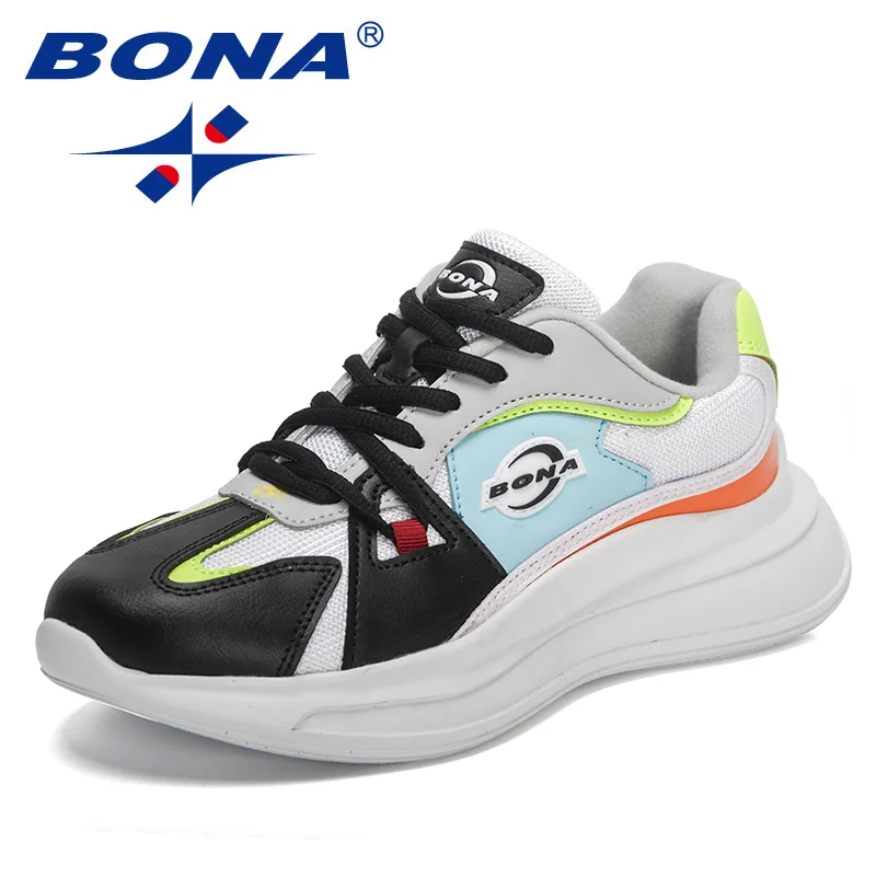 

BONA 2023 New Designers Trendy Vulcanize Shoes Wedges Platform Sneaker Women Casual Shoes Walking Footwear Ladies Zapatos Mujer