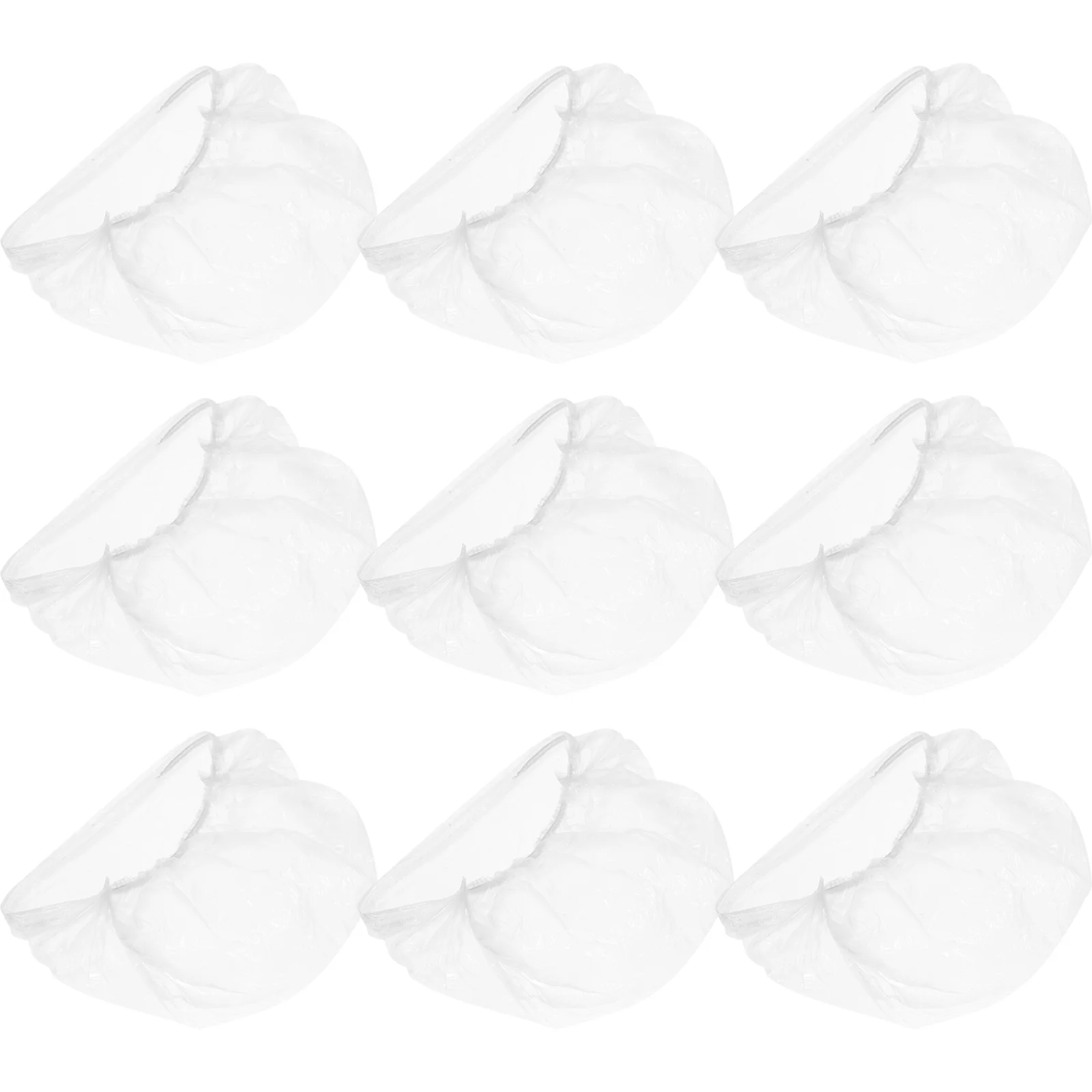 

500 Pcs Stretch Bowl Covers Elastic Cling Film Food Plastic or Stretchable Lids for Containers Fresh Keep Wraps