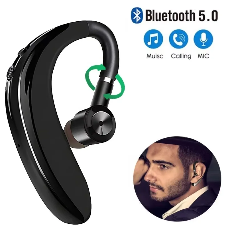 Premium Wireless Bluetooth 5.0 HiFi Stereo Waterproof Headset with Mic