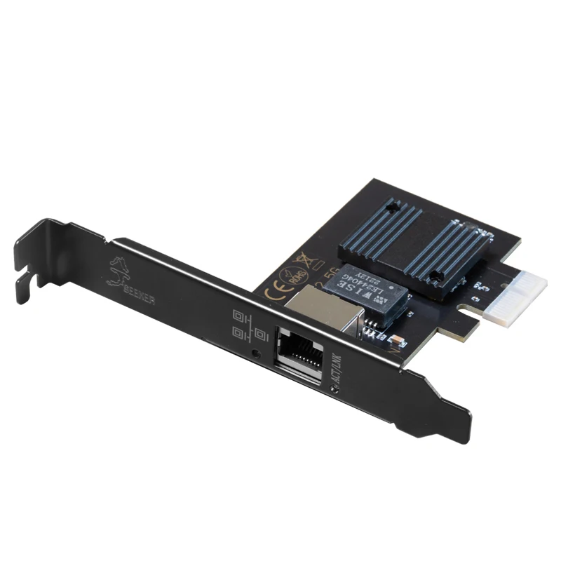 XikeStor Intel I226 2.5G chip PCI-E to RJ45 2500Mbps port Network Card 100/1000/2500Mbps ,SKS-I226-2.5ET