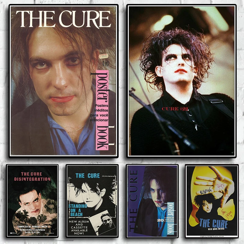 RockBandTheCureFamousMusicStarCanvasPaintingPrintPosterFor