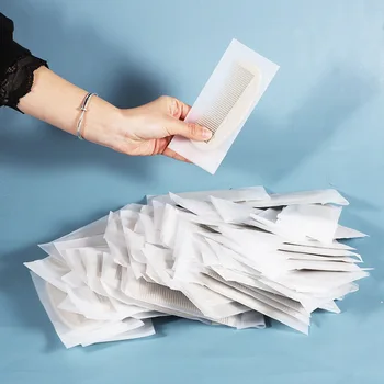 Confezione da 20 pettini di paglia di grano pettine per capelli usa e getta sfuso, spazzola per capelli confezionata singolarmente per hotel, viaggi, senza casa 1